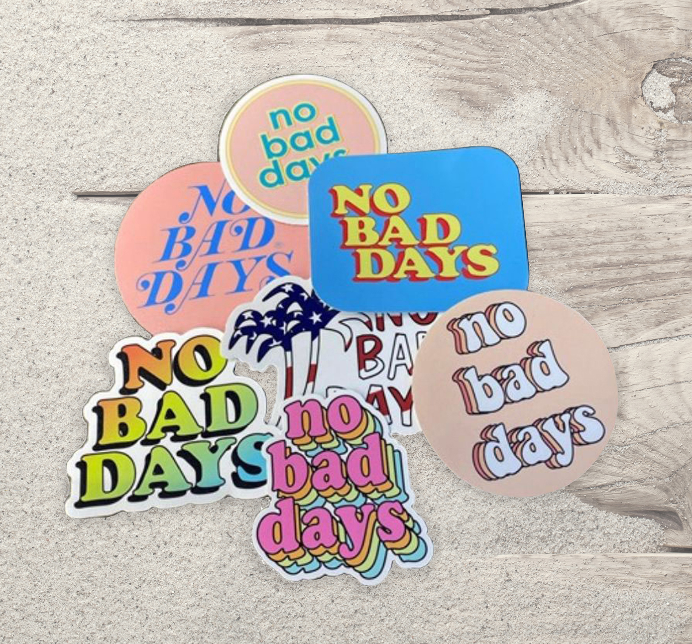 No Bad Days Fun Sticker Pack